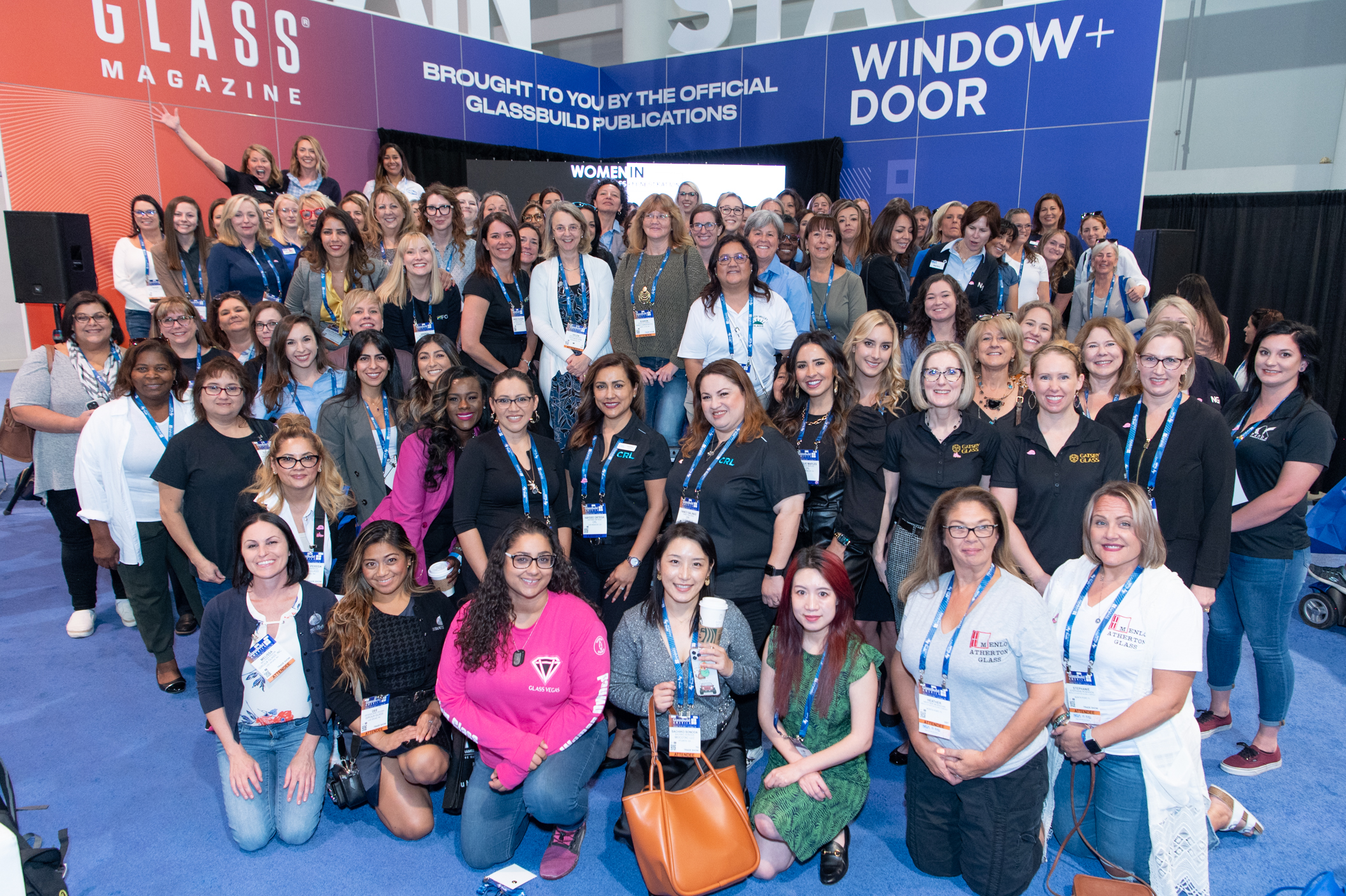 audience members and speakers for Women in Glass