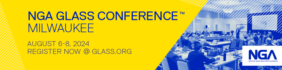register today for the nga glass conference milwaukee, august 6 through 8, 2024