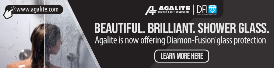 learn more about how agalite is offering diamon-fusion glass protection on shower glass