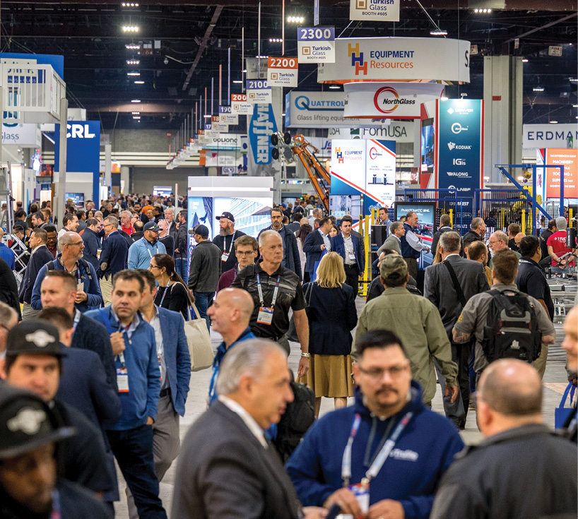 GlassBuild show floor