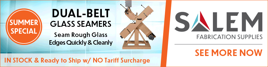 salem summer special on dual-belt glass steamers