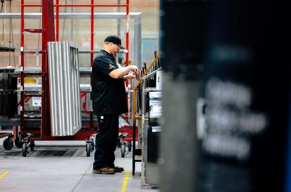 fabricator on the factory floor