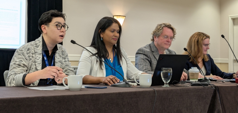 Kayla Natividad, Urmilla Sowell, Paul Bush, and Karen Wegert