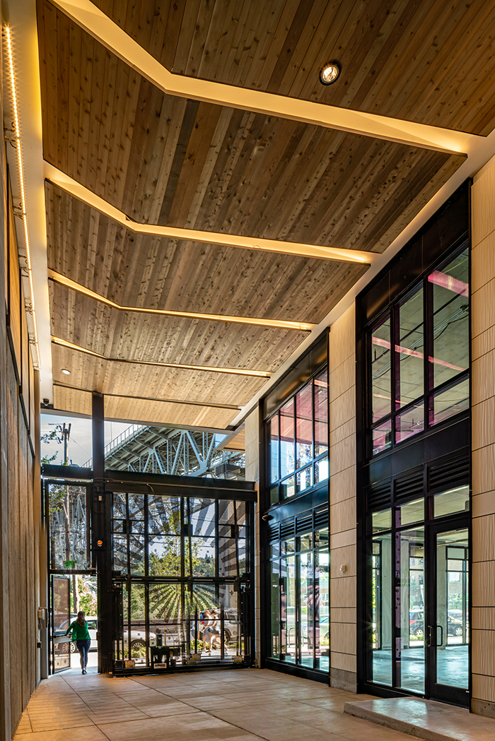 Watershed building interior