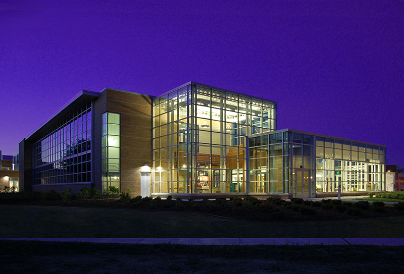 Saginaw Valley State University’s Pioneer Hall, MI; LEED Silver