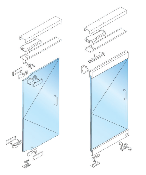 installing concealed overhead closure